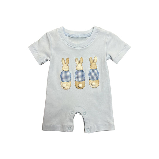 no moq sales SR2433 pre-order baby boys clothes easter short sleeve Romper-2024.12.11