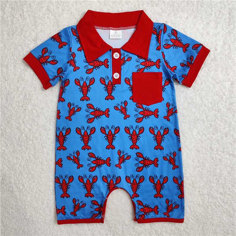 RTS NO MOQ Baby boy clothes Shorts Sleeve Romper Mixed Sizes