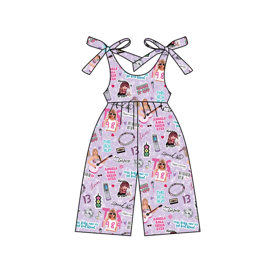 no moq SR2479 pre-order baby girls clothes taylor swift suspender jumpsuit-2024.12.20