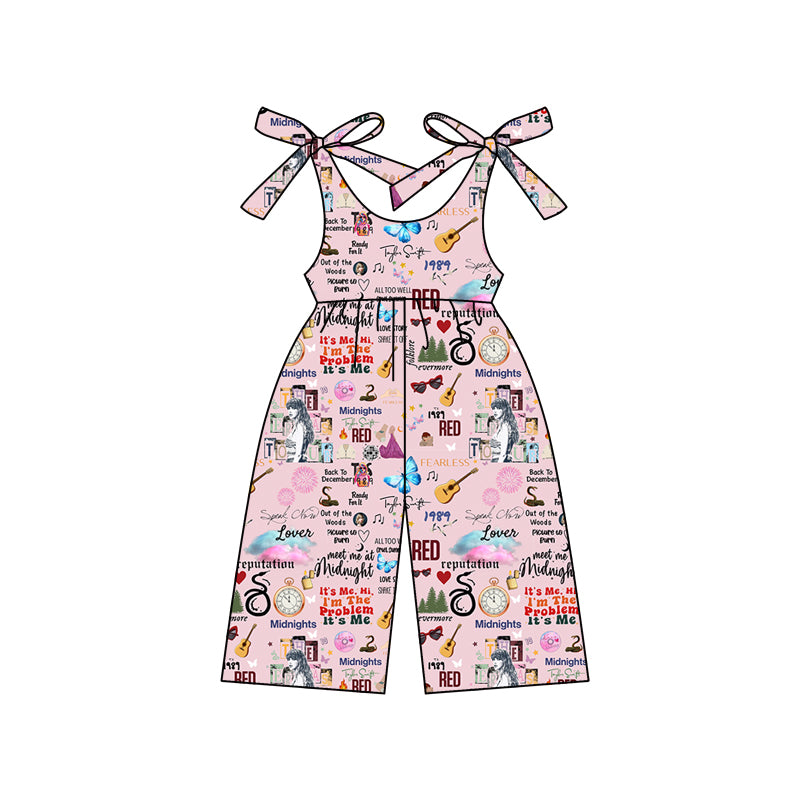 no moq SR2481 pre-order baby girls clothes taylor swift suspender jumpsuit-2024.12.20