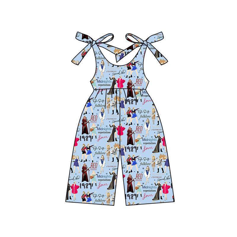 no moq SR2482 pre-order baby girls clothes taylor swift suspender jumpsuit-2024.12.20