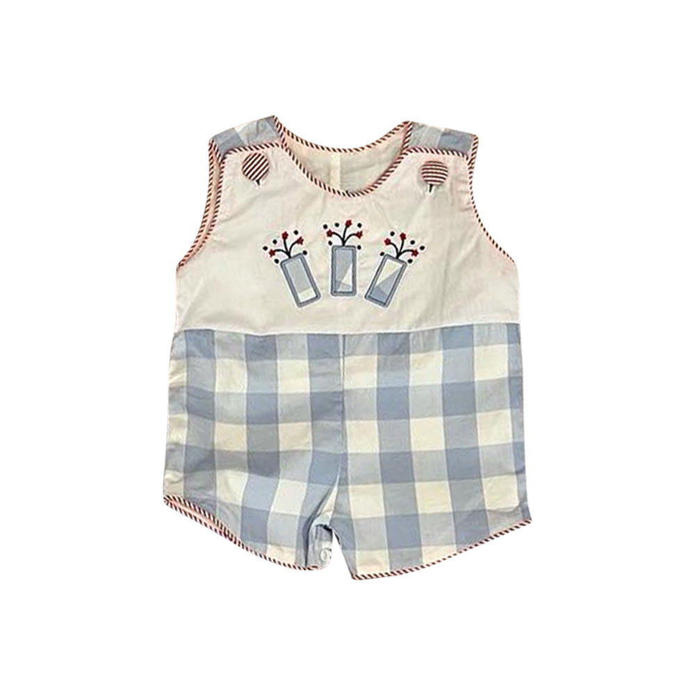 no moq sales SR2503 pre-order baby boys clothes short sleeve Romper-2024.12.23