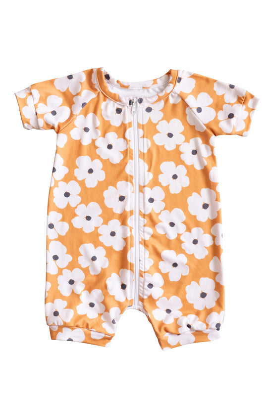 no moq sales SR2534 pre-order baby girl clothes floral short sleeve Romper-2024.12.26