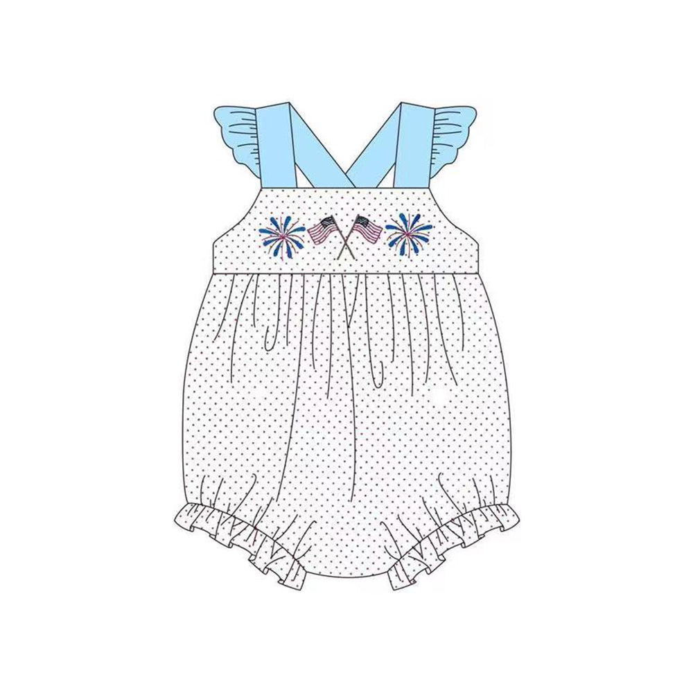 no moq sales SR2639 pre-order baby girl clothes sleeveless Romper-2025.1.10