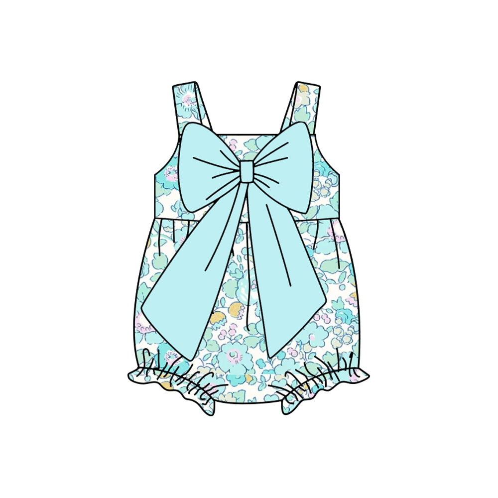 no moq PRE-ORDER baby girl clothes castle bow short sleeve dress romper-2025.2.20