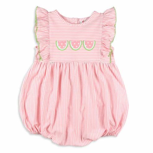 no moq SR3107 pre-order baby girl clothes watermelon sleeveless romper-2025.5.9