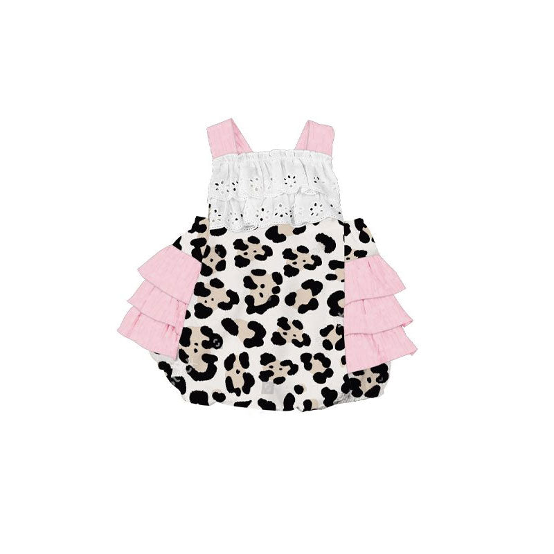 (Pre Order) No moq SR3216 pre-order baby girl clothes easter sleeveless romper-2025.9.13