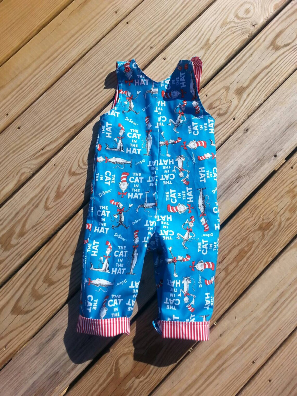 (Pre Order) No moq SR3311 pre-order baby boy clothes dr seuss blue vest romper-2025.10.13