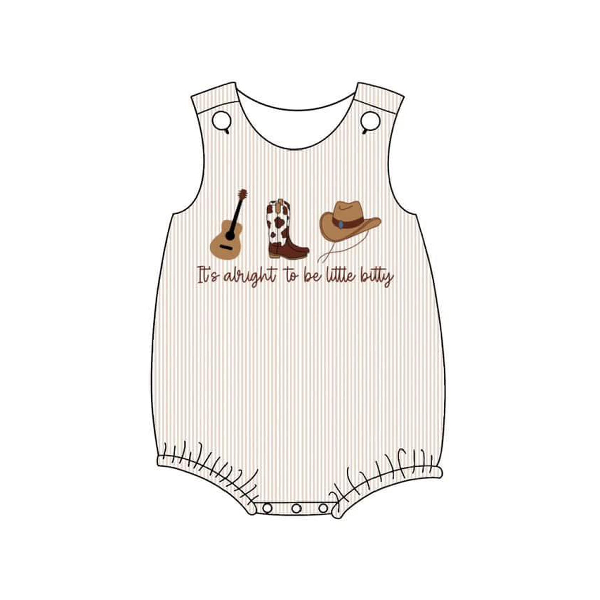 (Pre Order) No moq SR3335 pre-order baby boy clothes boot hat vest romper-2025.10.17