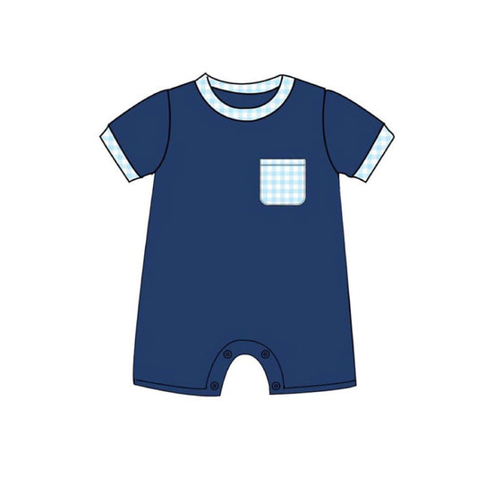 (Pre Order) No moq SR3377 pre-order baby boy clothes short sleeve romper-2025.10.23