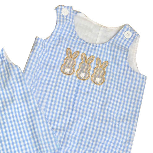 (Pre Order) No moq SR3385 pre-order baby boy clothes bunny bow sleeveless romper-2025.10.23