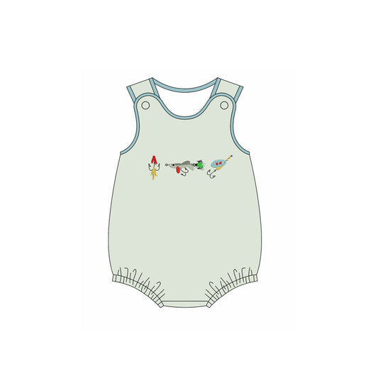 (Pre Order) No moq SR3401 pre-order baby boy clothes sleeveless romper-2025.10.24