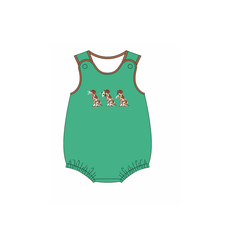 (Pre Order) No moq SR3403 pre-order baby boy clothes puppy duck sleeveless romper-2025.10.24