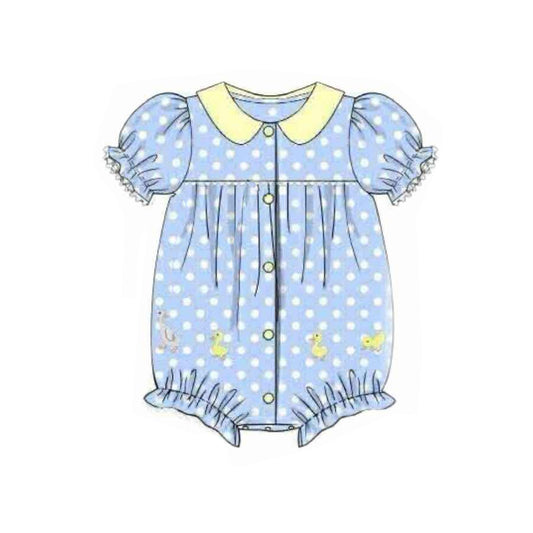 (Pre Order) No moq SR3419 pre-order baby girl clothes short sleeve romper-2025.10.27