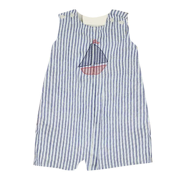 (Pre Order) No moq SR3432 pre-order baby boy clothes boat vest romper-2025.10.28