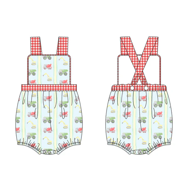 (Pre Order) No moq SR3457 pre-order baby girl clothes vest romper-2025.10.30