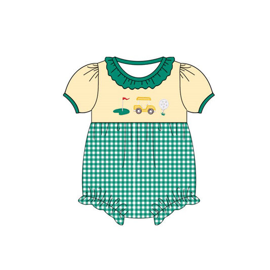 (Pre Order) No moq SR3575 pre-order baby girl clothes short sleeve sleeve romper-2025.11.15
