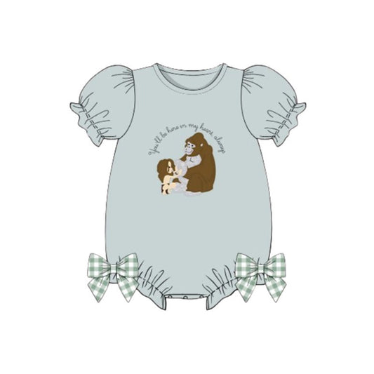 (Pre Order) No moq SR3589 pre-order baby girl clothes short sleeve romper-2025.11.18