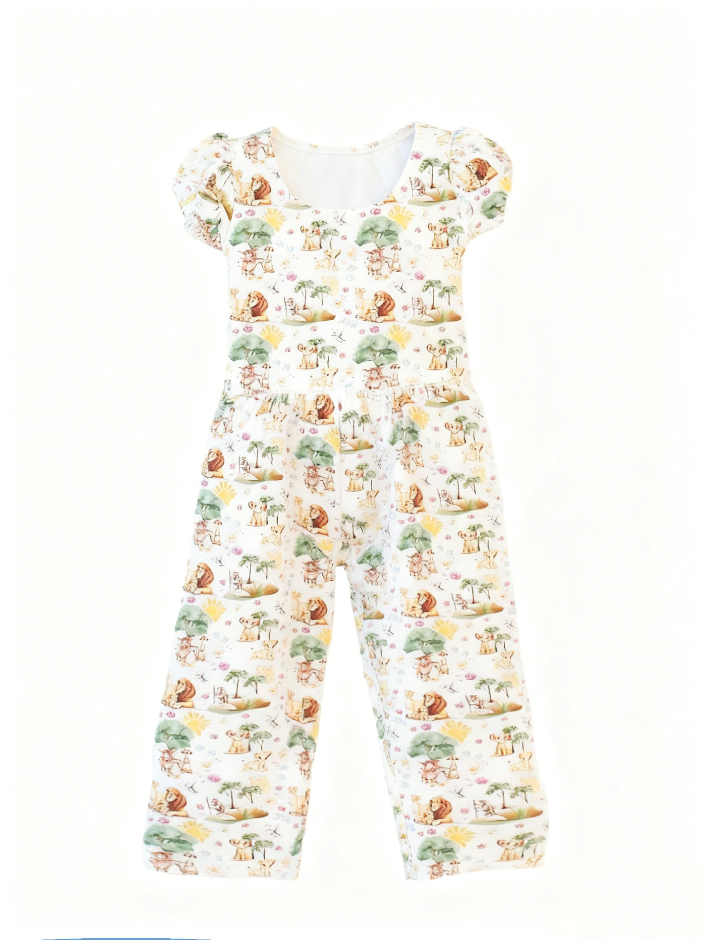 (Pre Order) No moq SR3625 PRE-ORDER baby girl clothes summer animal short sleeve jumpsuit -2025.11.18