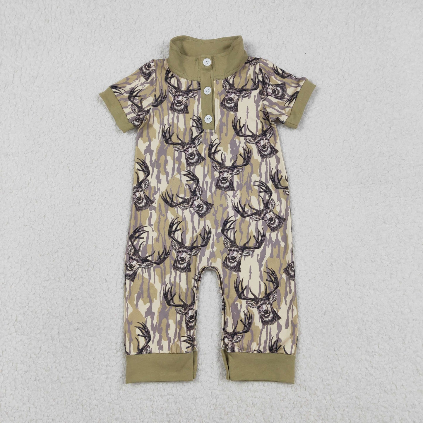 RTS NO MOQ Sibling Baby boy clothes duck camouflage short-sleeved rompers