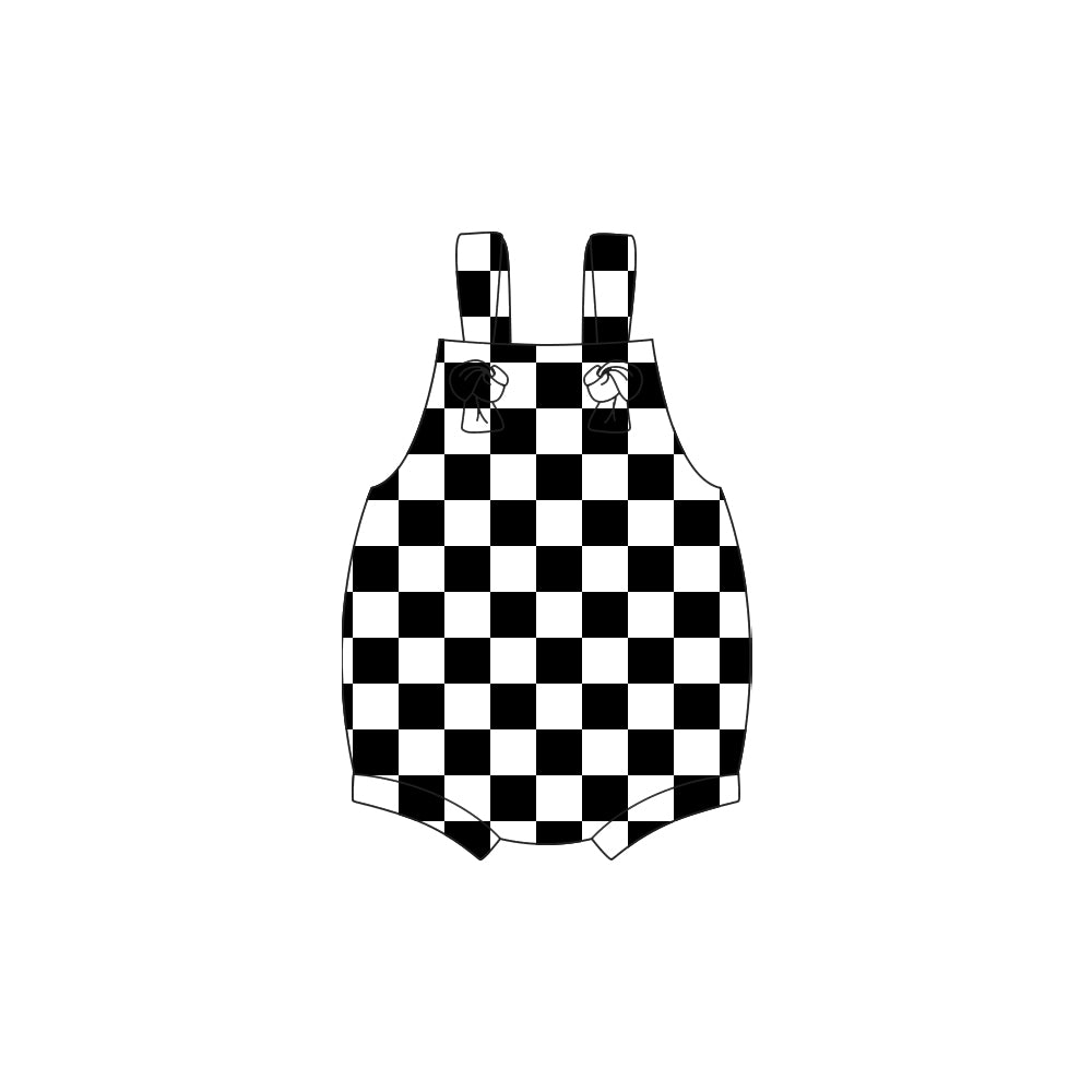 (Pre Order) No moq SR3640 pre-order baby boy clothes black vest romper-2025.11.22