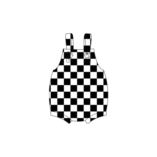 (Pre Order) No moq SR3640 pre-order baby boy clothes black vest romper-2025.11.22