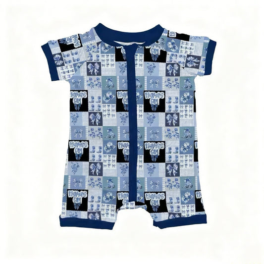 (Pre Order) No moq SR3643 pre-order baby boy clothes boot hat bow short sleeve romper-2025.11.22