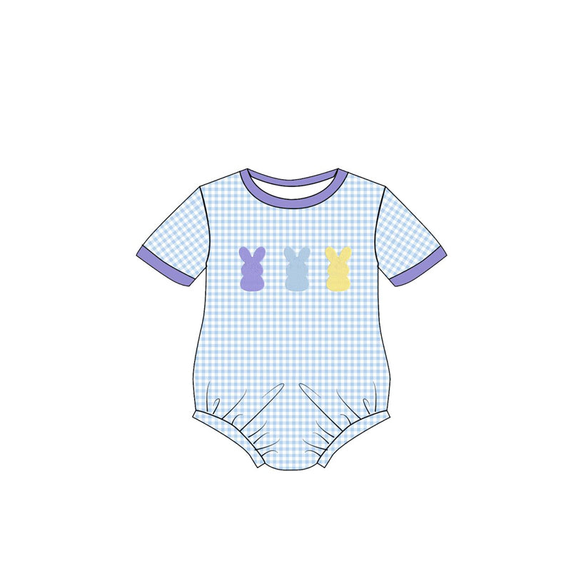 (Pre Order) No moq pre-order baby boy clothes bunny short sleeve romper-25.12.6