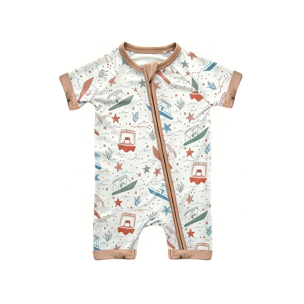 (Pre Order) No moq SR4003 pre-order baby boy clothes short sleeve romper-26.1.19
