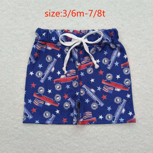 SS0205 Jeep Star Navy Blue Shorts