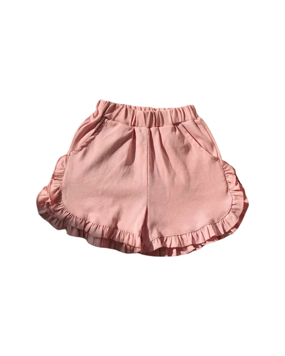 SS0235 pre-order toddler clothes pink ruffle baby girl summer shorts