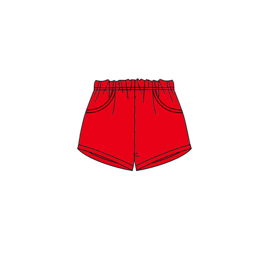 SS0270 pre-order toddler clothes red boy summer shorts