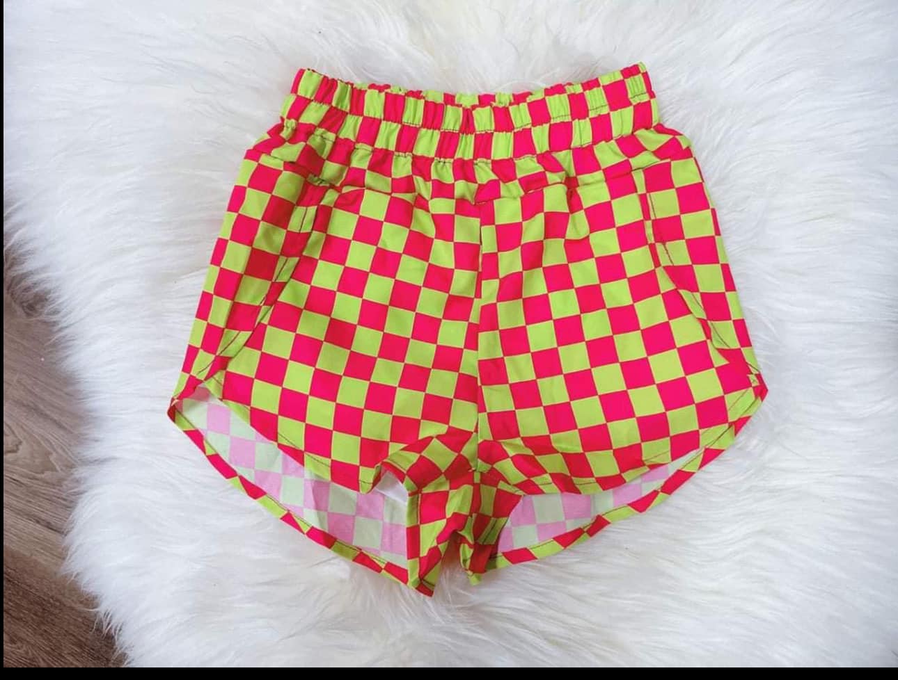 NO MOQ SS0378 pre-order baby girls clothes red and green plaid shorts-24.10.15