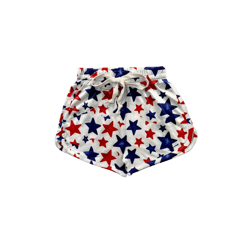 NO MOQ SS0438 pre-order baby girls clothes stars summer shorts-2025.1.3