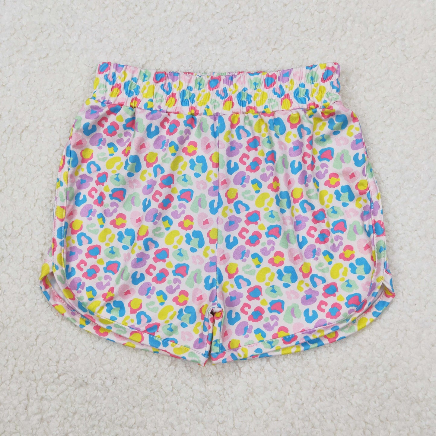 RTS NO MOQ baby girl clothes floral plaid summer shorts