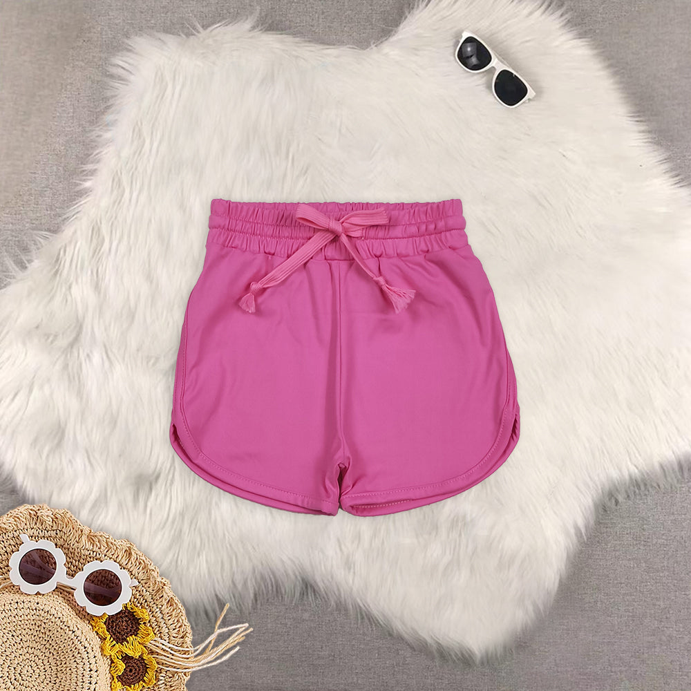 RTS NO MOQ baby girls clothes short sleeve dress shorts sets