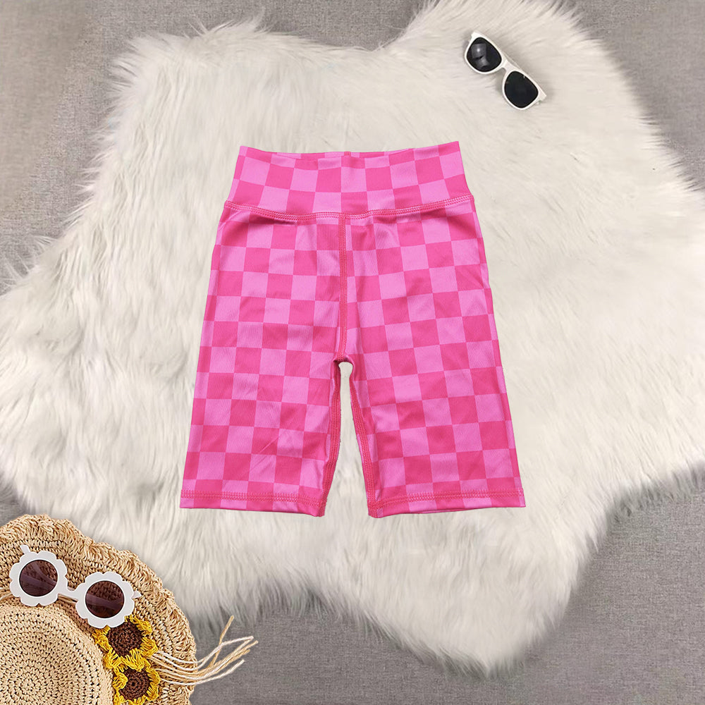 RTS NO MOQ Sibling baby girl clothes summer yoga Cycling shorts