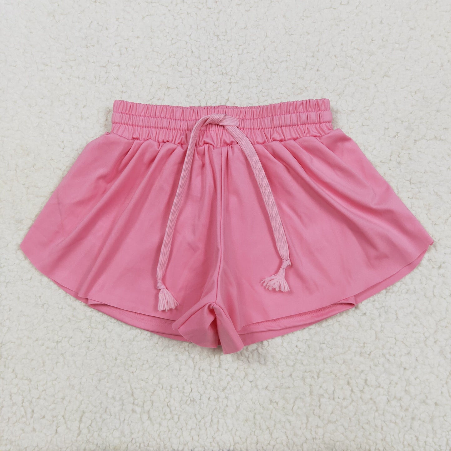 RTS NO MOQ SS0546 Pink yoga shorts