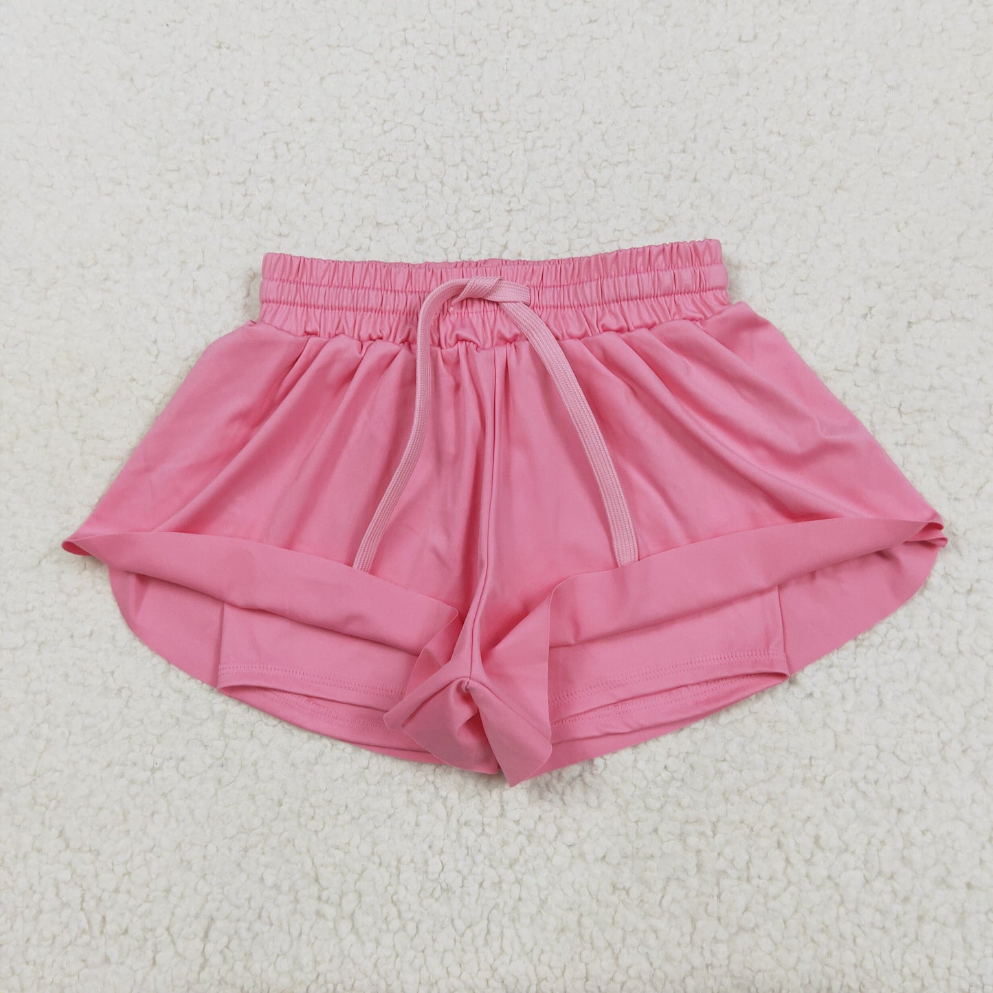 RTS NO MOQ SS0546 Pink yoga shorts