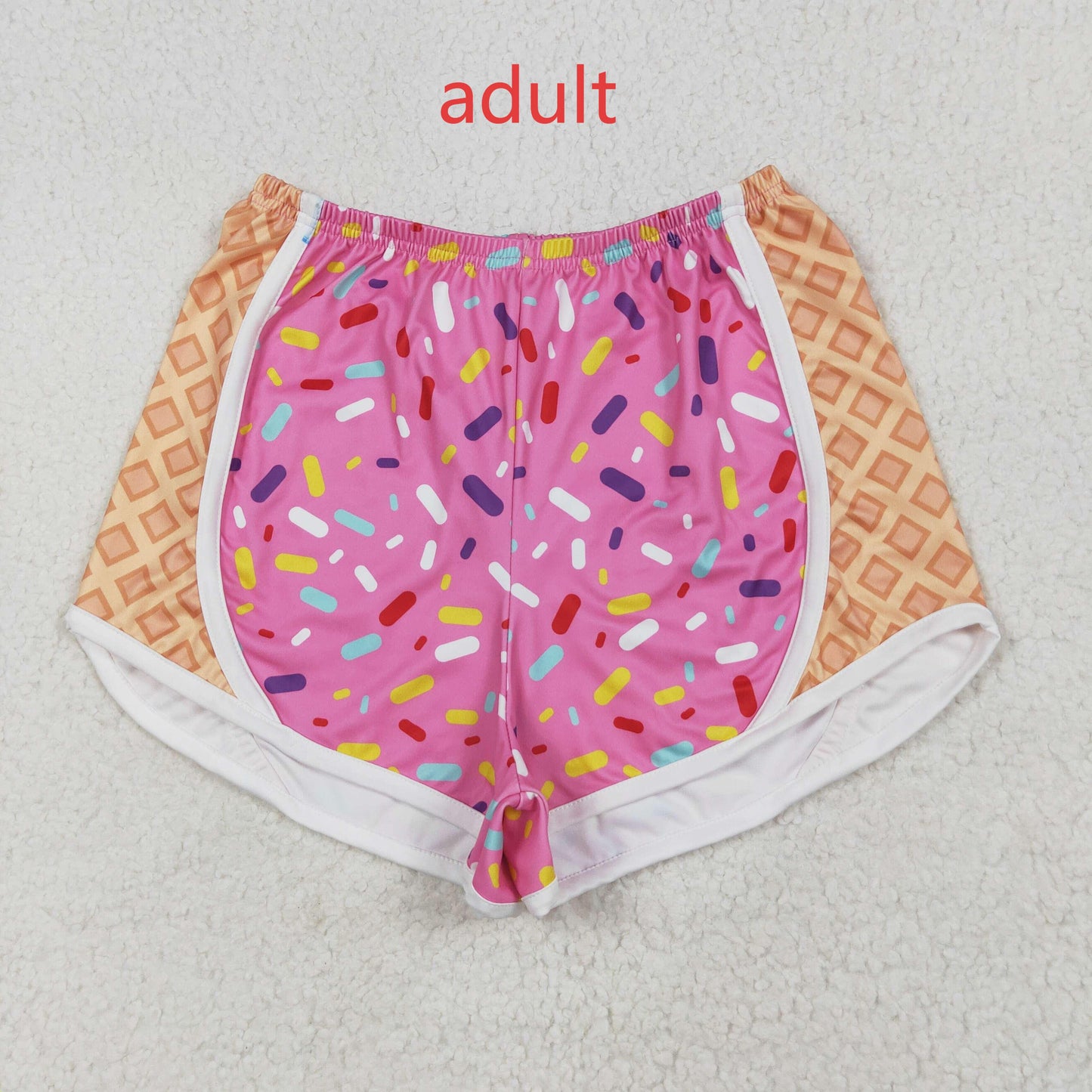 RTS NO MOQ Sibling baby girl clothes and Adult clothes yoga leopard kids shorts and adult shorts