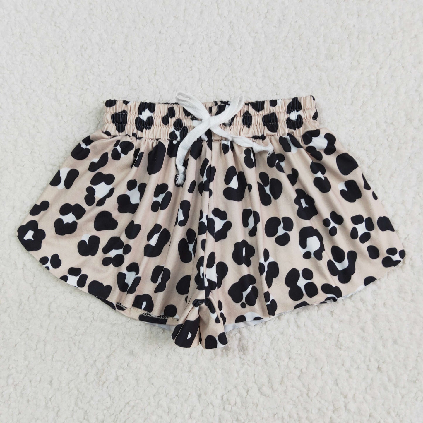 RTS NO MOQ baby girl clothes summer leopard floral shorts