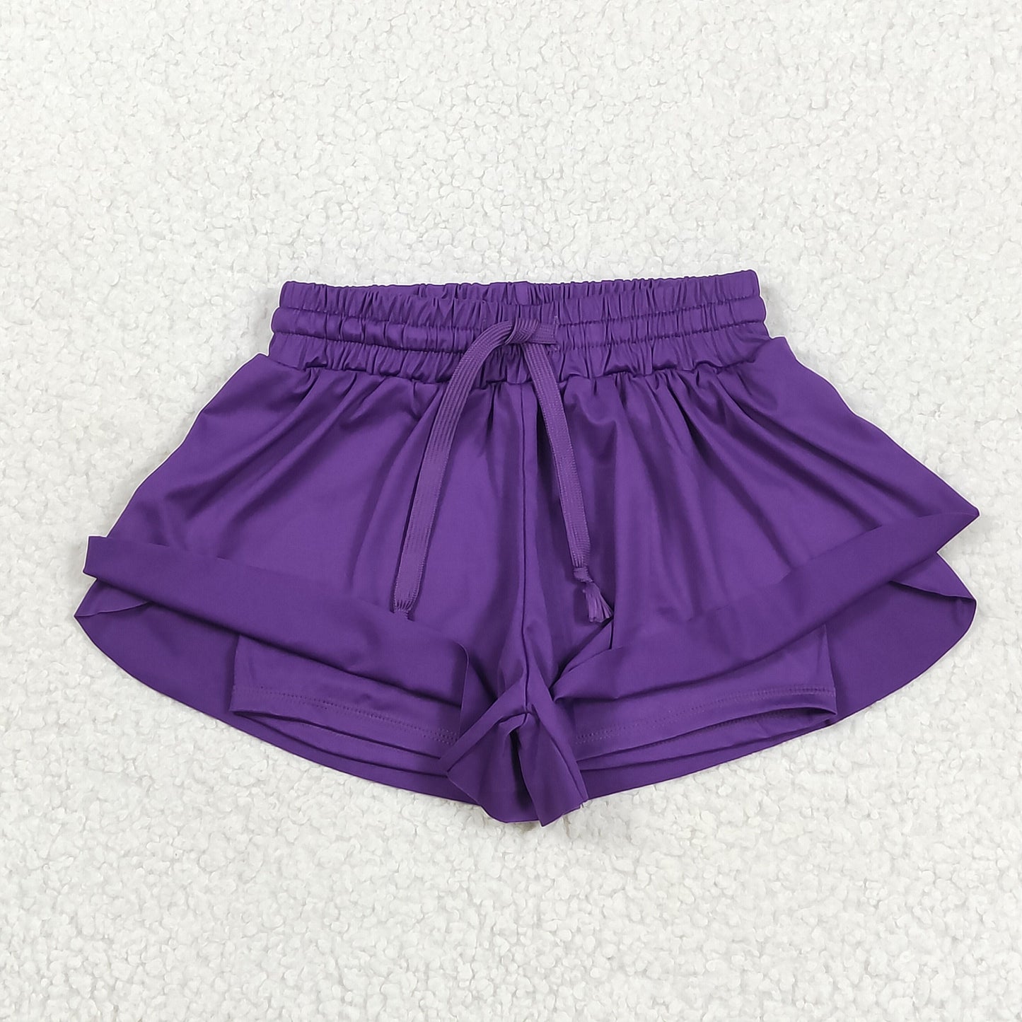 RTS baby girls clothes yoga solid color summer skirts shorts