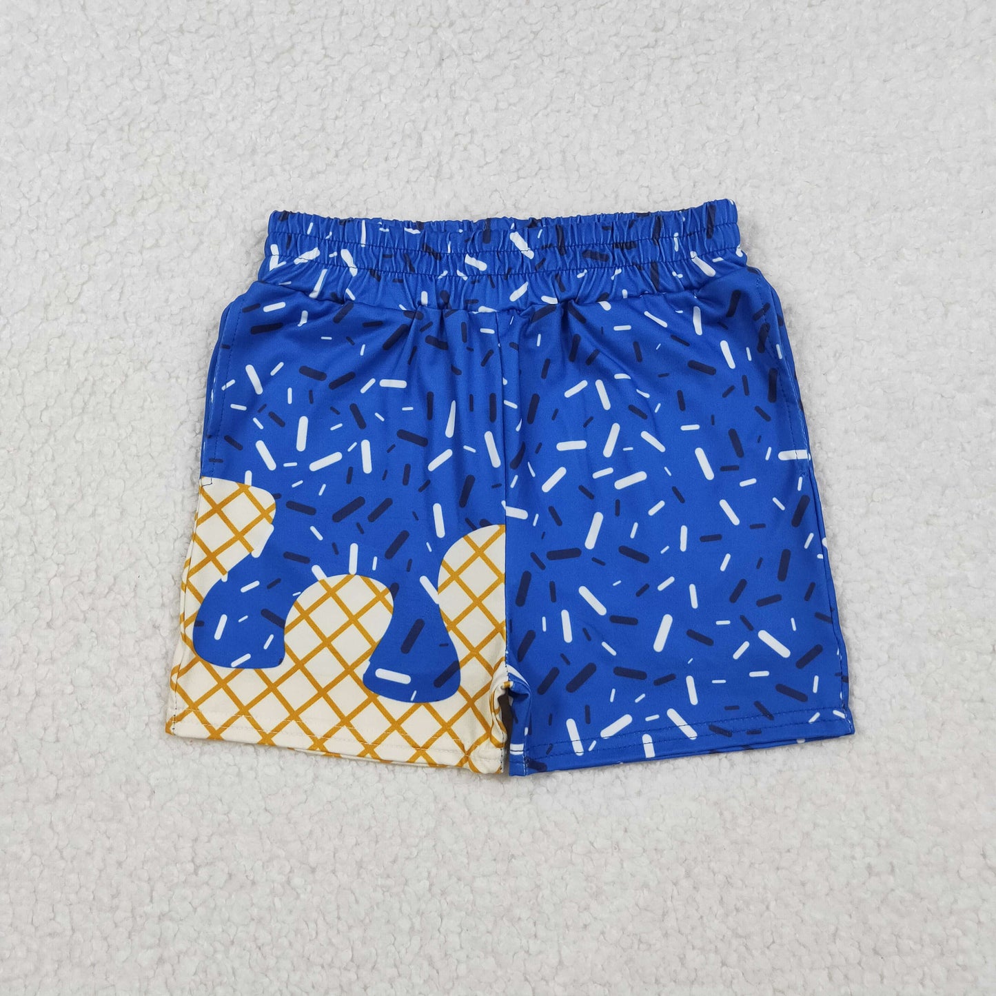 RTS NO MOQ Sibling Baby boy clothes Summer team ice cream Shorts