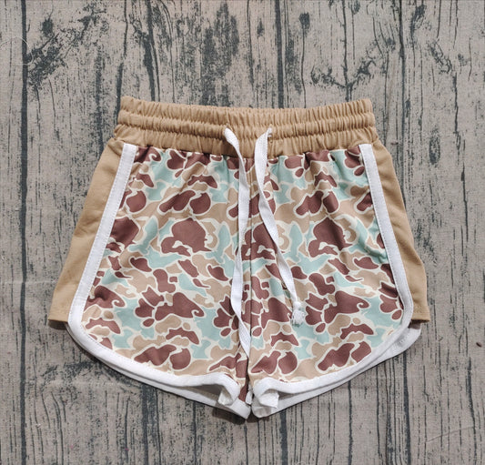 (Pre Order) No moq SS0741 pre-order baby boy clothes summer camouflage shorts-2025.11.18