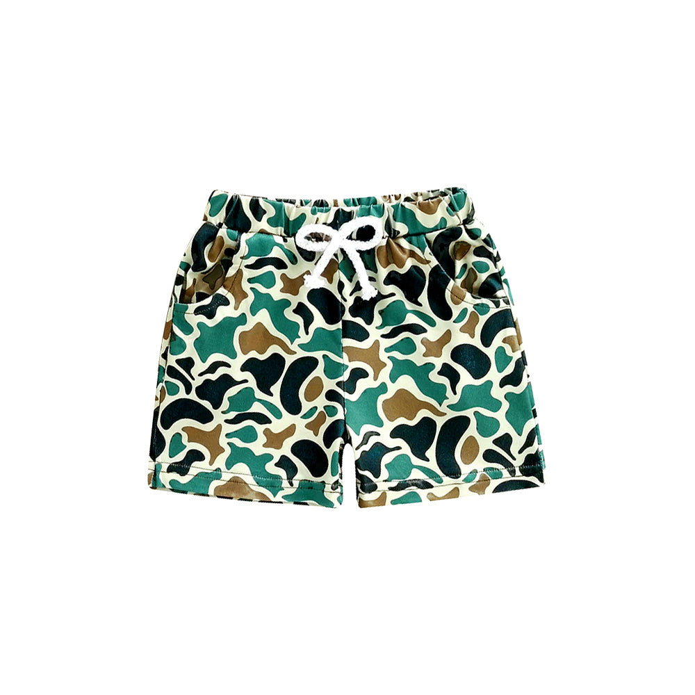 (Pre Order) No moq SS0748 pre-order baby boy clothes summer camouflage shorts-2025.11.7