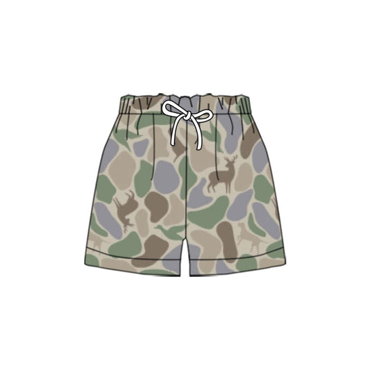 (Pre Order) No moq SS0751 pre-order baby boy clothes summer camouflage shorts-2025.11.12