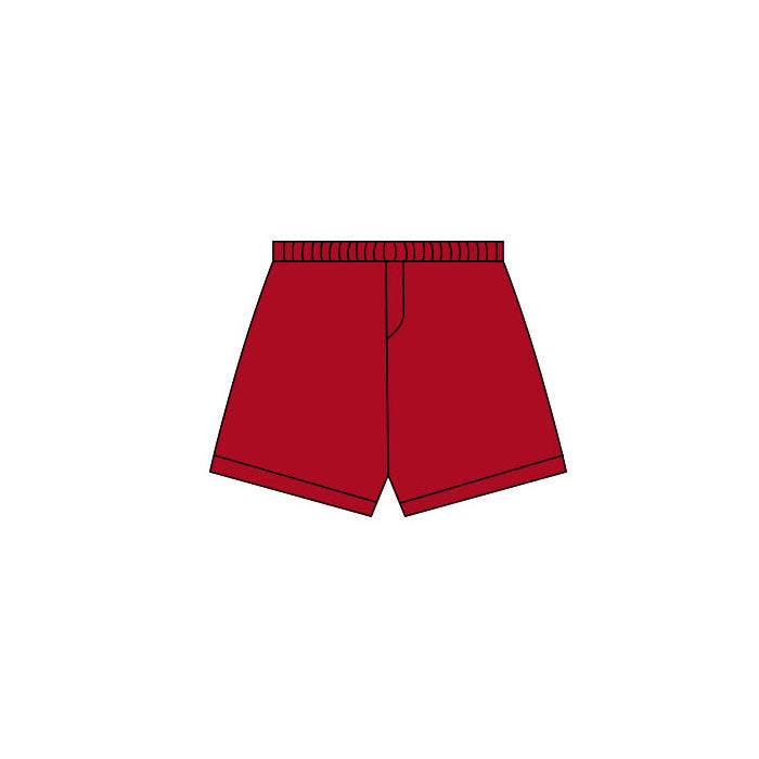 (Pre Order) No moq pre-order baby girl clothes yoga red summer shorts-2025.11.27
