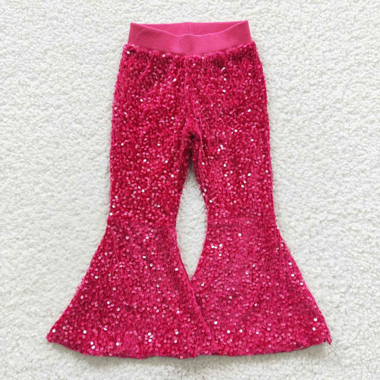 P0112 Rose Sequined Trousers