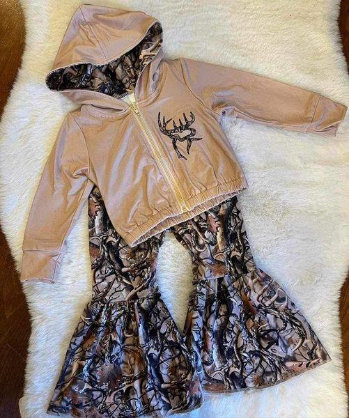 rts no moq Christmas antlers long sleeve and pants suit