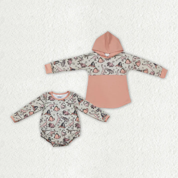 RTS NO MOQ Dinosaur rompers and tops in stock